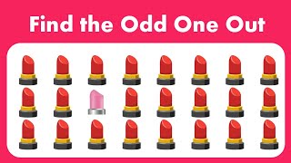 Find the Odd one Out from Emojis |  "Can You Find the Odd One Out? Test Your Observation Skills!"
