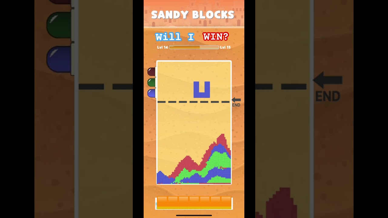 Can I clear all the Sand? #satisfying #game sand Tetris comment if you liked! #gaming #tetris