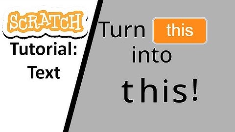 Scratch | Text tutorial using clones / pen