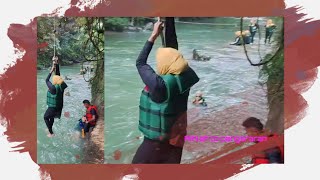 Sinergi team work office, Rihlah to Pangandaran part2 || prepare body rafting citumang