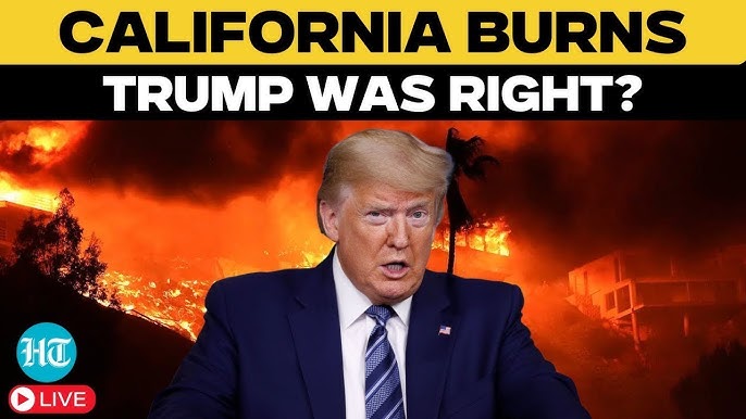 US Wildfire News Live: Donald Trump On California Wildfires Live | Los Angeles | Trump Speech Live - YouTube