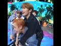 Minchan / banginho moment (chan giving leeknow a piggyback♡)