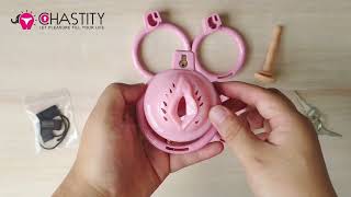 MChastity -  Sissy Flat Silicone Soft Chastity Cage screenshot 5
