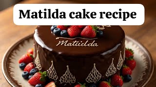 Matilda Cake Recipe Make The Iconic Chocolate Cake From The Moviechocolate Matilda Cake Recipe