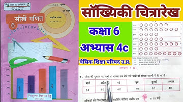 सॉख्यिकी गणित कक्षा 6 अभ्यास 4c चित्रारेख math class 6 exercise 4c pictograph basic shiksha up board