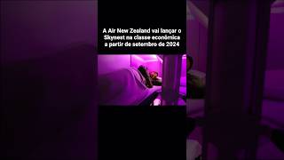 Cápsula para dormir na classe econômica. #travel #flying #airnewzealand