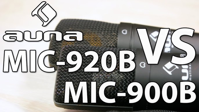 auna MIC-920 USB V5 Set de microfonía micrófono brazo giratorio protector  anti-pop