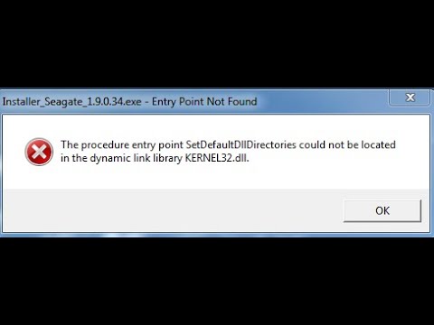 The Procedure Entry Point Was Not Found In The DLL KERNEL32 Dll The Procedure Entry Point Was Not Found In The DLL KERNEL32 Dll