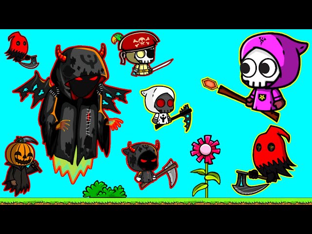 Epic Frosty Reaper And King Justice Reaper Vs Boss Enemies (EvoWorld.io) 