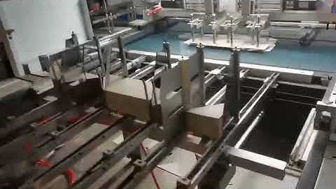 QZD-600W Automatic folding collapsible box side wings making machine    (5 Link board)