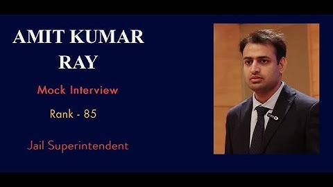 Amit Kumar Ray - Rank 85 | Jail Superintendent | BPSC POINT | Mock Interview | BPSC Topper