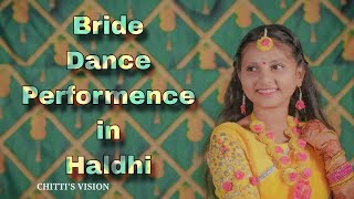 Bride Dance in Haldhi. #haldi#haldiceremony#photography#tumtum#tumtumsong#CHITTISVISION 9885334472