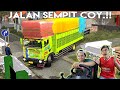 Truck Daeng Muatan Oversize Lewati Gang Sempit, ft. Mbah Purnomo