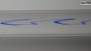 Transition to turbulence in pipe flow (Reynolds experiment)