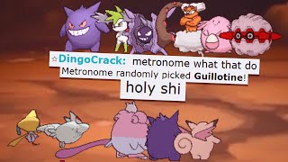 Trolling pokemon players with a FULL METRONOME team