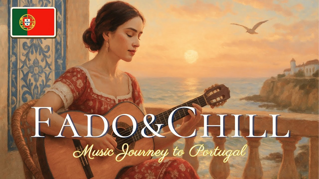 Lisbon Sunset Fado – Gentle Portuguese Melodies by the Atlantic Coast 🇵🇹🌅