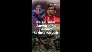 Faizal selar Anwar hina perwira terima rasuah | 13 Nov 2022 #Berita #News #Shorts