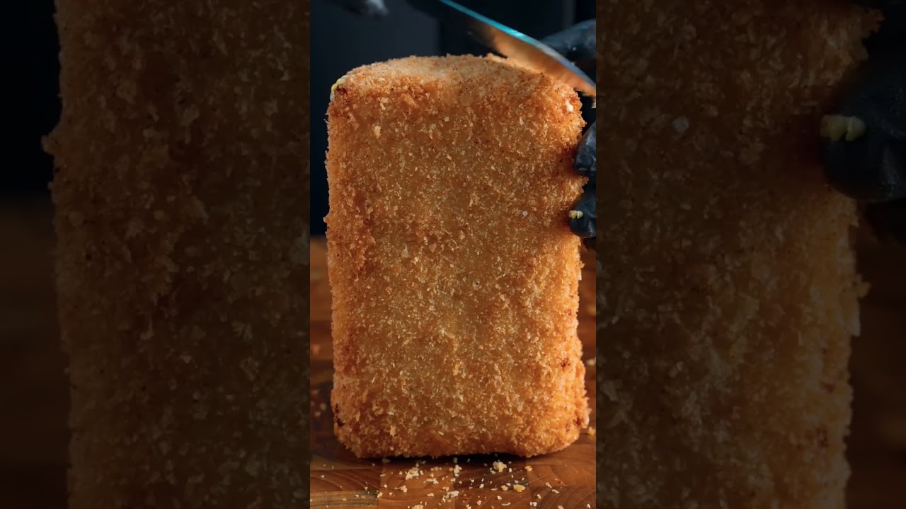 I Made A Deep Fried Cheese Tower Yummy 😋