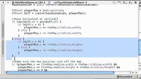 Cocos2D iPhone Tutorials   17   Making the Dude Move!   YouTube