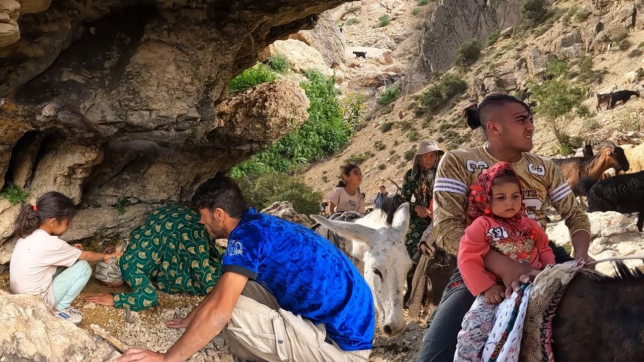 The best gift for the nomads during the migration - finding water ...