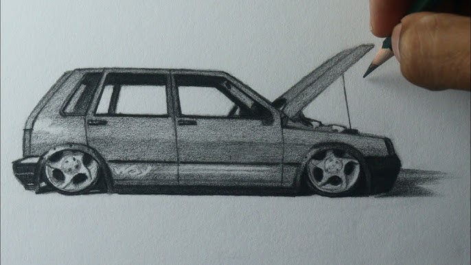 gol quadrado #desenhando #carros