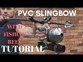 Make A 45lb SLINGBOW, SLINGSHOT FISHING for $10 FULL Tutorial From PVC TO SLING BOW
