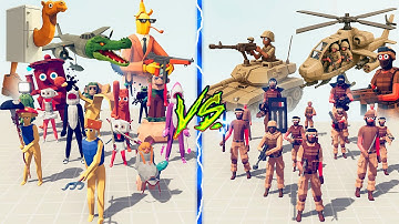 BRAINROT MEME TEAM vs US ARMY | Totally Accurate Battle Simulator TABS