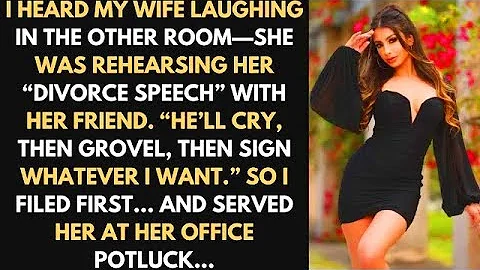 I Heard My Wife Laughing in the Other Room—She Was Rehearsing Her ‘Divorce Speech’
