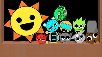 SPRUNKI MERGE MUSIC: Suika Game Gameplay Walkthrough - Reaching Max Level!