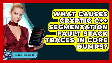 What Causes Cryptic C++ Segmentation Fault Stack Traces In Core Dumps? - Learn To Troubleshoot