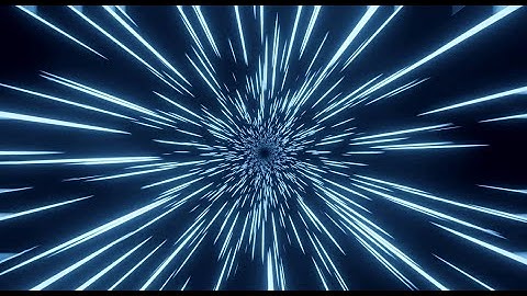 Light Speed Blender Animation (Star Wars)