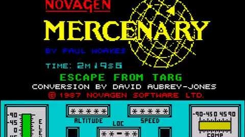 Mercenary:   Escape from Targ ~ ZX Spectrum