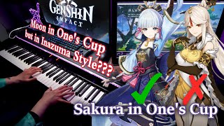 Genshin Impact/Moon in Ones Cup in INAZUMA Style Piano Arrangement