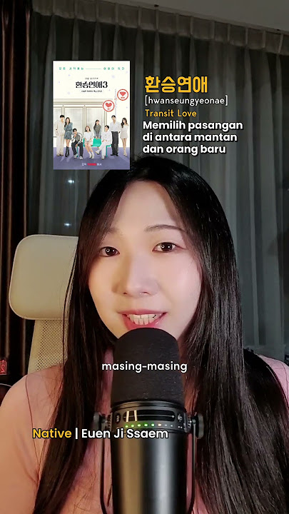 Cari jodoh lewat acara TV! #gurunative #belajarkorea #belajarbahasakorea #korean #bahasakorea #kpop