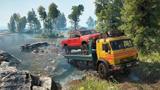 Extreme OffRoad Driving Simulator Game Delivering Vehicle Spintires SnowRunner screenshot 1