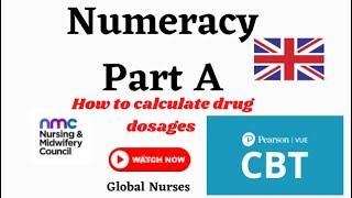 How To Calculate Drug Dosages | Numeracy Made Easy | Healthcare | CBT Part A #cbt #pearsonvue #nmcuk