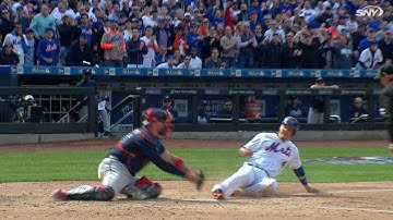 ATL@NYM: Cabrera scores Flores after overturned call