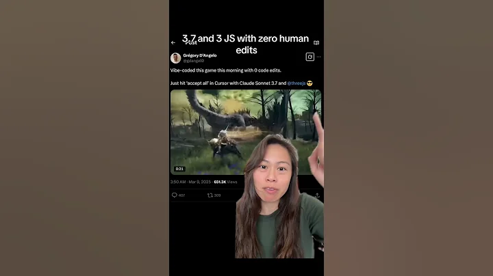 AI vibe coding video games with Cursor AI, Claude Sonnet 3.7, and Three.js - really fun to see what