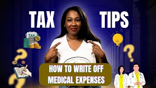 How to Write Off Medical Expenses on Your Taxes | reduce your tax bill | Sonya Moreno, CPA