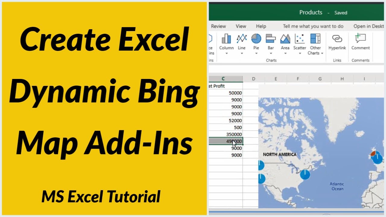 Create Bing Maps Add-Ins in Microsoft Excel. - YouTube