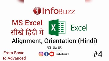 MS Excel: Align Data horizontally and vertically (Hindi)