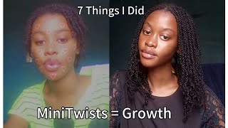 MiniTwist Hair Growth Secrets NO ONE Talks About| 7 MiniTwist Habits That Transformed My NaturalHair