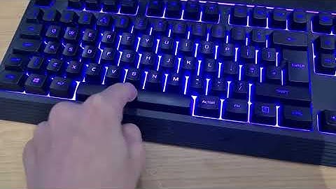 How to press the spacebar