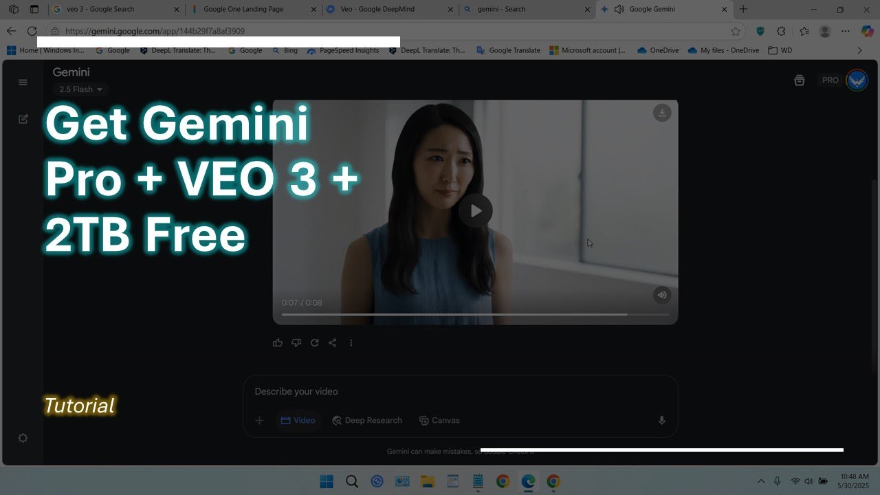 How to Get Gemini Pro + VEO 3 + 2TB Storage for Free 15 Months - YouTube