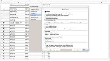 cadwork 3d V30 Listenmodul