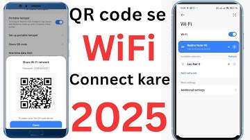 QR Code se WIFI kaise connect kare | wi-fi ka scanner kaise nikale |Wifi ka qr code kaise nikale