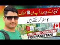 Visa Free Countries for Pakistani with Valid Canada Visa!