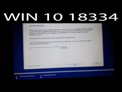 #1 Tải và cài Win 10 18334 (Link tải dưới mô tả video nhé) Mới Nhất