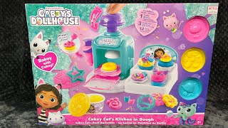 Gabby's Dollhouse Cakey Cat's Dough Kitchen Unboxing