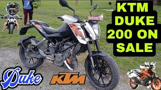 KTM DUKE 200 BS4 ON SALE | personal bike ON SALE | used BIKE | second HAND DUKE 200 || SSM Pokhara